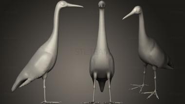 3D model Egret (STL)